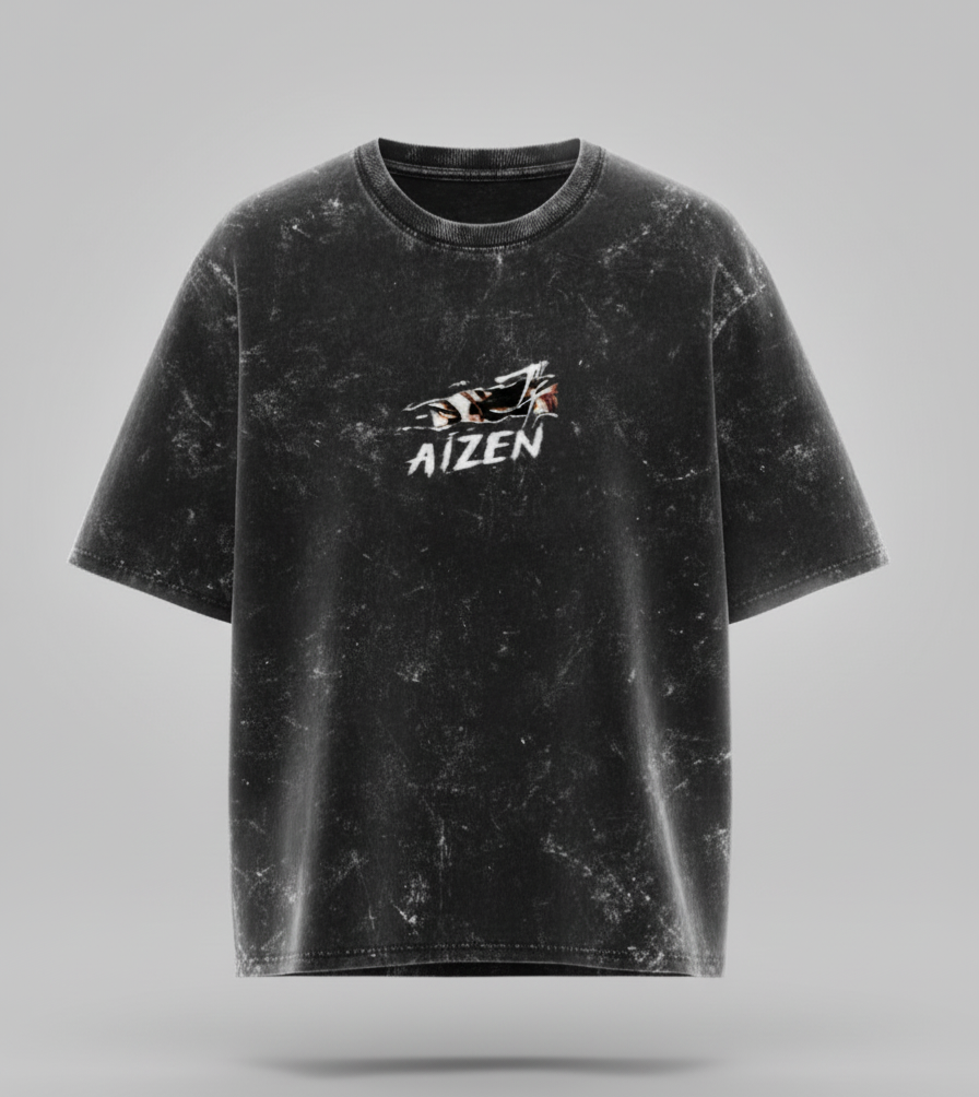 WRN - Aizen Unisex Acid Washed Oversized Tee