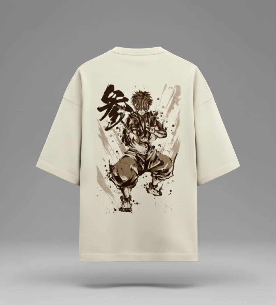 WRN - Akaza Oversized Terry Cotton T-Shirt