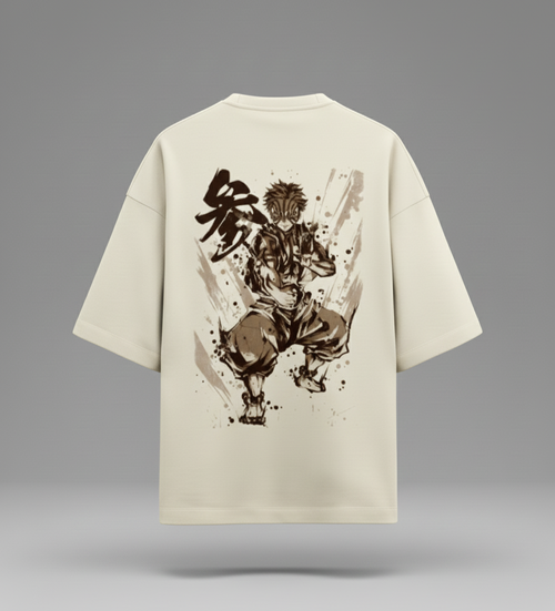 WRN - Akaza Oversized Terry Cotton T-Shirt