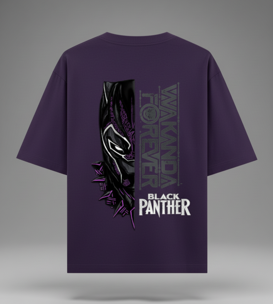 WRN - Black Panther Oversized Tee