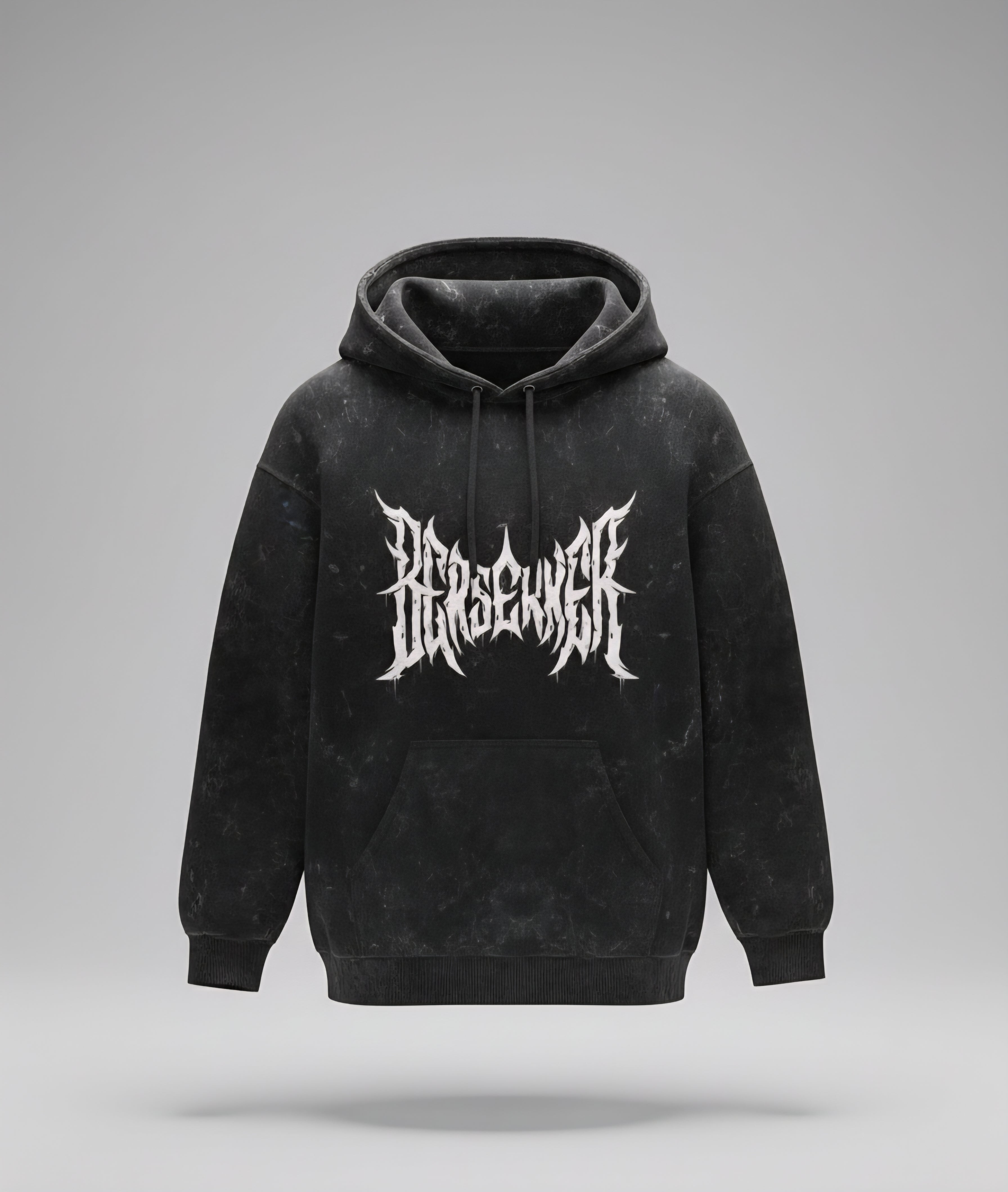WRN - Berserk Oversized Acid Wash Hoodie